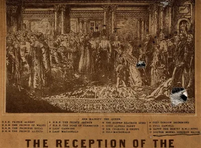 Crimean War: key to the painting of the reception of "Crimean Heroes" by Queen Victoria