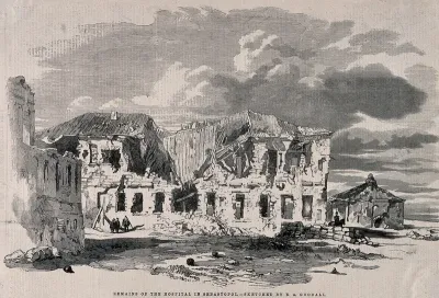 Crimean War: remains of the hospital in Sebastopol