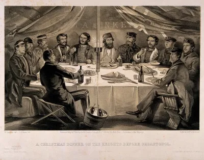 Crimean War, Sebastopol: Christmas Dinner before the Battle of Sebastopol