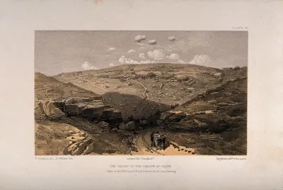 Crimean War: soldiers collecting the wounded and dead from the Valley of the Shadow of Death