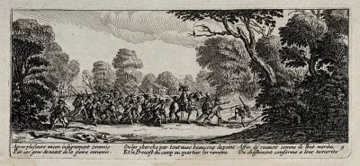 Criminal soldiers are caught in their hiding places in woods and brought to justice