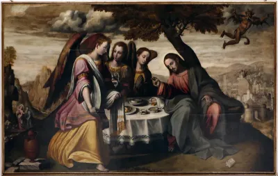 Cristo nutrito dagli angeli