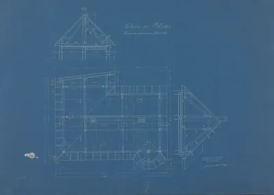 Crkva sv. Blaža, kuća zvonara/tlocrt/krovište