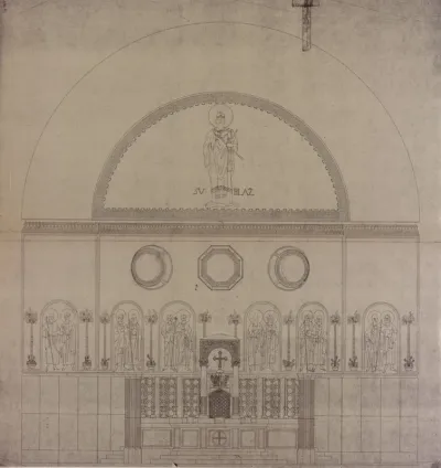 Crkva Sv. Blaža, oltar Sv. Blaža/pogled