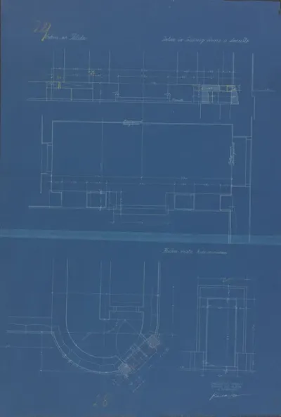 Crkva sv. Blaža, župni dvor/kuća zvonara/vrata/detalji