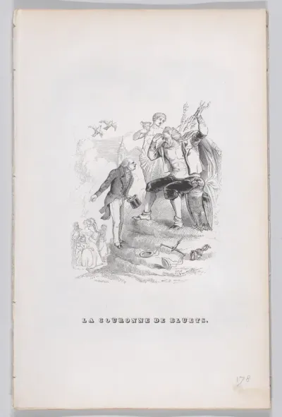 Crown of Cornflowers, from "The Complete Works of Béranger"