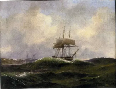 Cruisers and steamers in severe weather