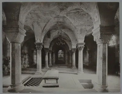 Crypte in de Sint-Servaaskerk in Quedlinburg