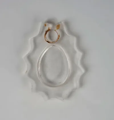 Crystal earring for celibate Bektashi Sufis