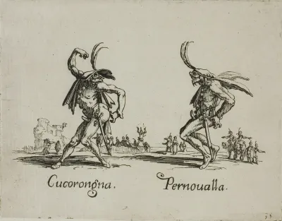 Cucorongna - Pernovalla, plate 2 from Balli di Sfessania