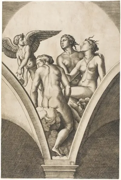 Cupid and the Three Graces