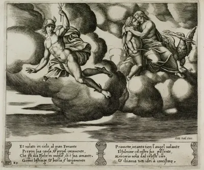 Cupid Begging Jupiter for Mercy for Psyche