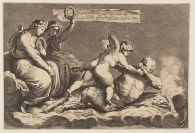 Cupid Taming Pan
