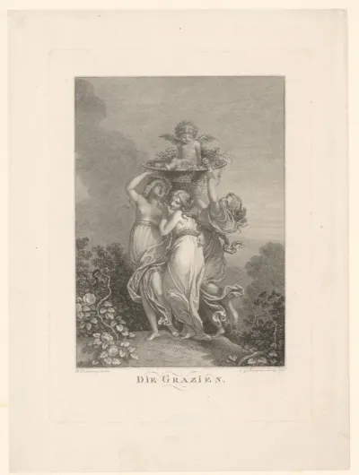 Cupido en drie gratiën