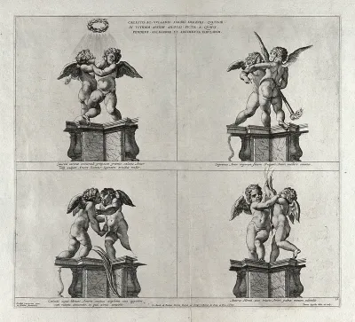 Cupids: four examples of the relations between heavenly and profane love