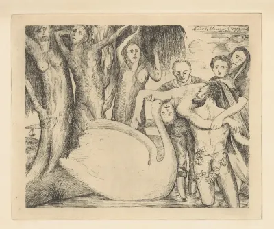 Cygnus rouwend om Phaëton