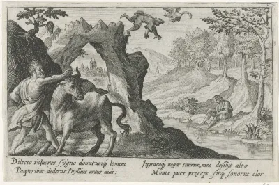 Cygnus springt van een rots