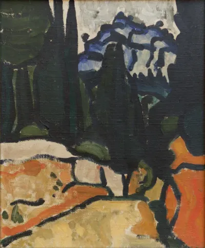 Cyprès à Cassis