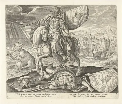 Cyrus als tweede koning uit het visioen van Daniël