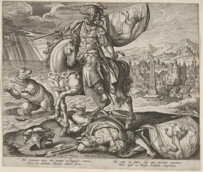Cyrus, King of Persia, from "Four Illustrious Rulers of Antiquity"