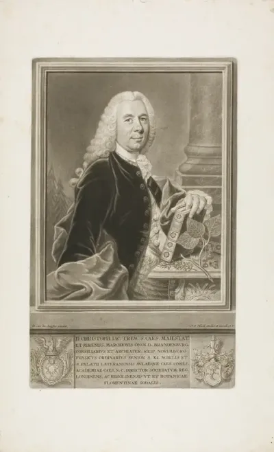 D. Christopher Jacob Trew, from Plantae Selectae