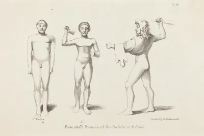 Daedalian Figures from Bronzes