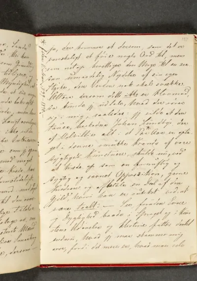 Dagbog. Side 137