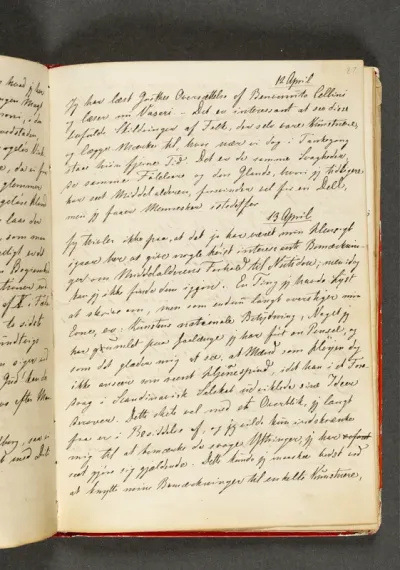 Dagbog. Side 87