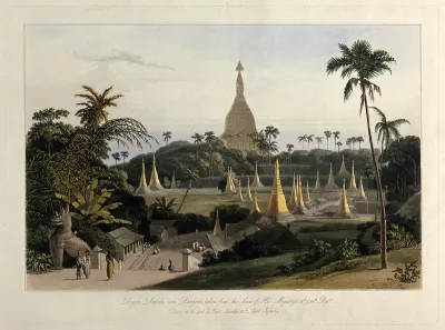 Dagon pagoda, near Rangoon, Burma