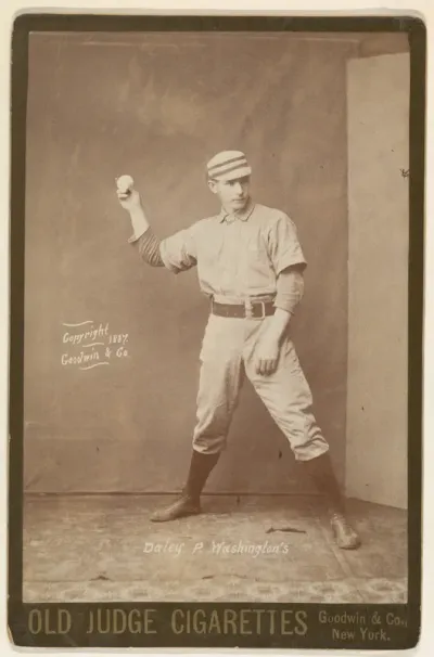 Daley, Pitcher, Washington, from the series Old Judge Cigarettes