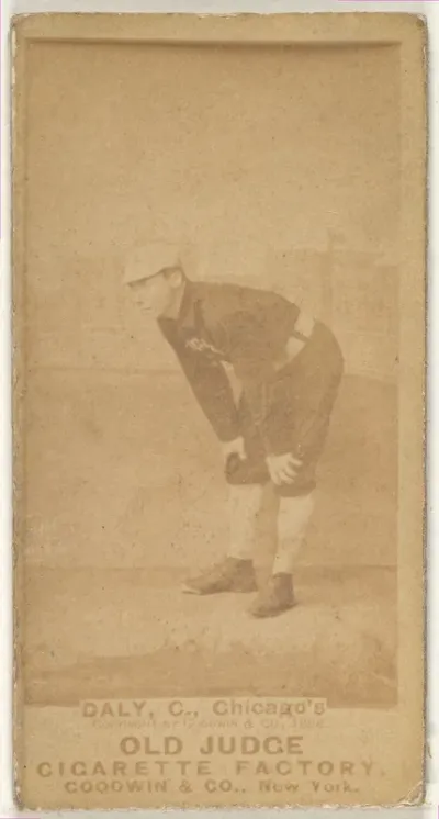 Daly, Catcher, Chicago, from the Old Judge series (N172) for Old Judge Cigarettes