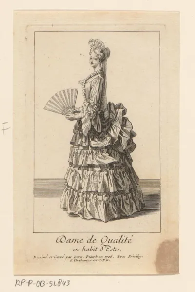 Dame de Qualité en habit d'Este