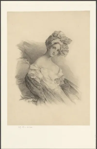 Dame in bed in nachtkleding