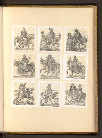 Damen und Kavaliere zu Pferd