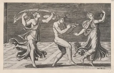 Dance of Fauns and Bacchants, from "Speculum Romanae Magnificentiae"