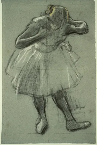 Dancer Bending Forward