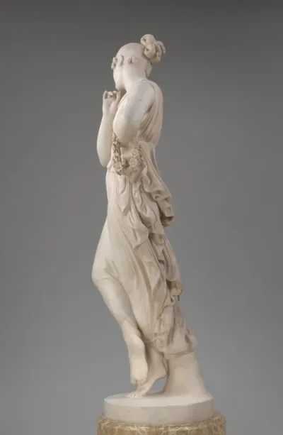 Dancer with finger on chin (detail)