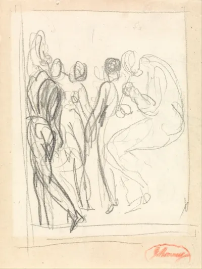 Dancers and Musicians, Probably for 'L'Allegro'