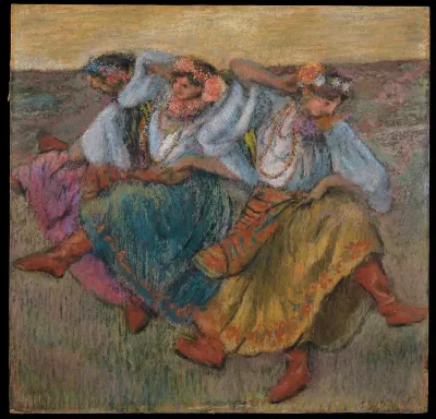 Dancers in Ukrainian Dress