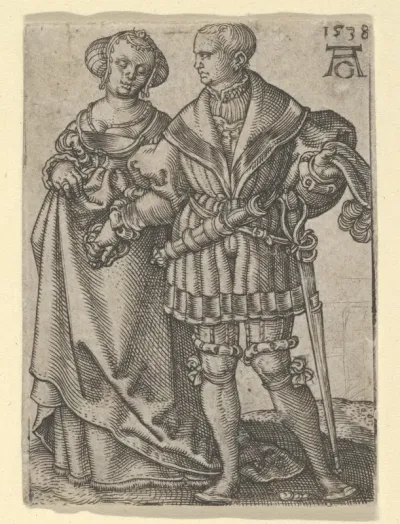Dancing Couple, from "The Small Wedding Dancers"