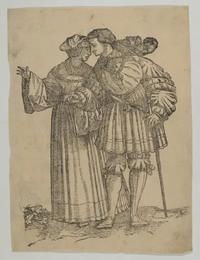 Dancing Couple (IV), from "The Wedding Dancers"