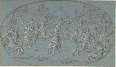 Dancing Nymphs in a Glade