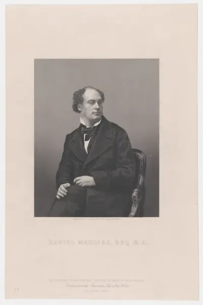 Daniel Maclise, Esq., R.A., from "Illustrated News of the World"