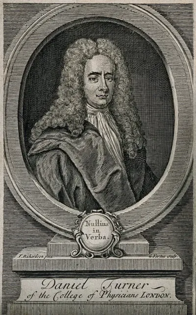 Daniel Turner. Line engraving by G. Vertue, 1732, after J. Richardson