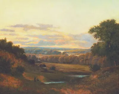 Danish landscape in Summer.