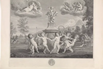 Dans van putti met de roof van Proserpina