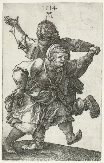 Dansend boerenpaar