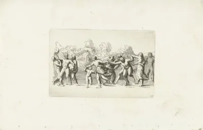 Dansende bacchanten