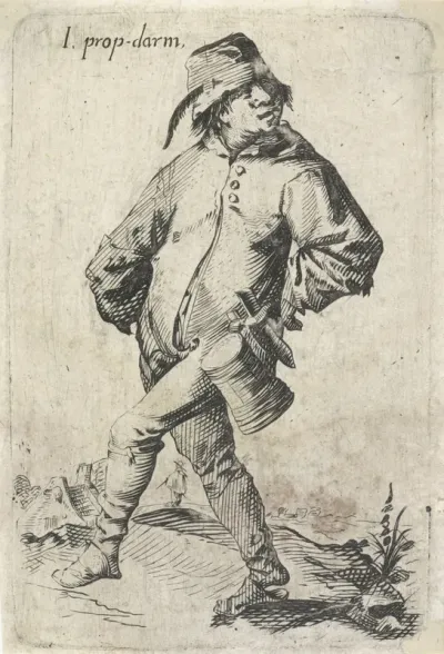 Dansende boer