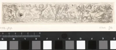 Dansende en musicerende putti